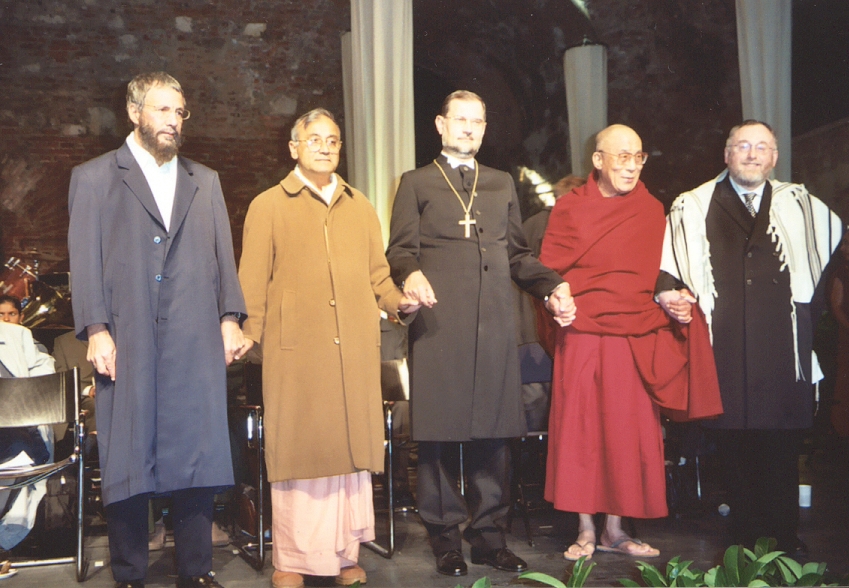 Yusuf Islam alias Cat Stevens, Swami Amarananda, Hermann Miklas, Dalai Lama, Paul Chaim Eisenberg