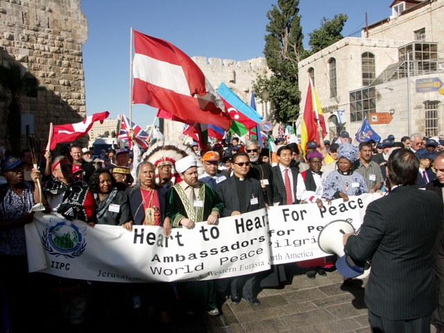 gemeinsamer Interreligiser Friedensmarsch